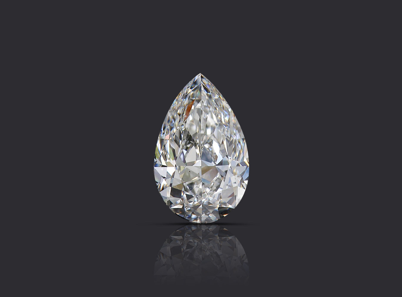 2.02 ct. Pear Shape Diamond F SI1 Faint GIA