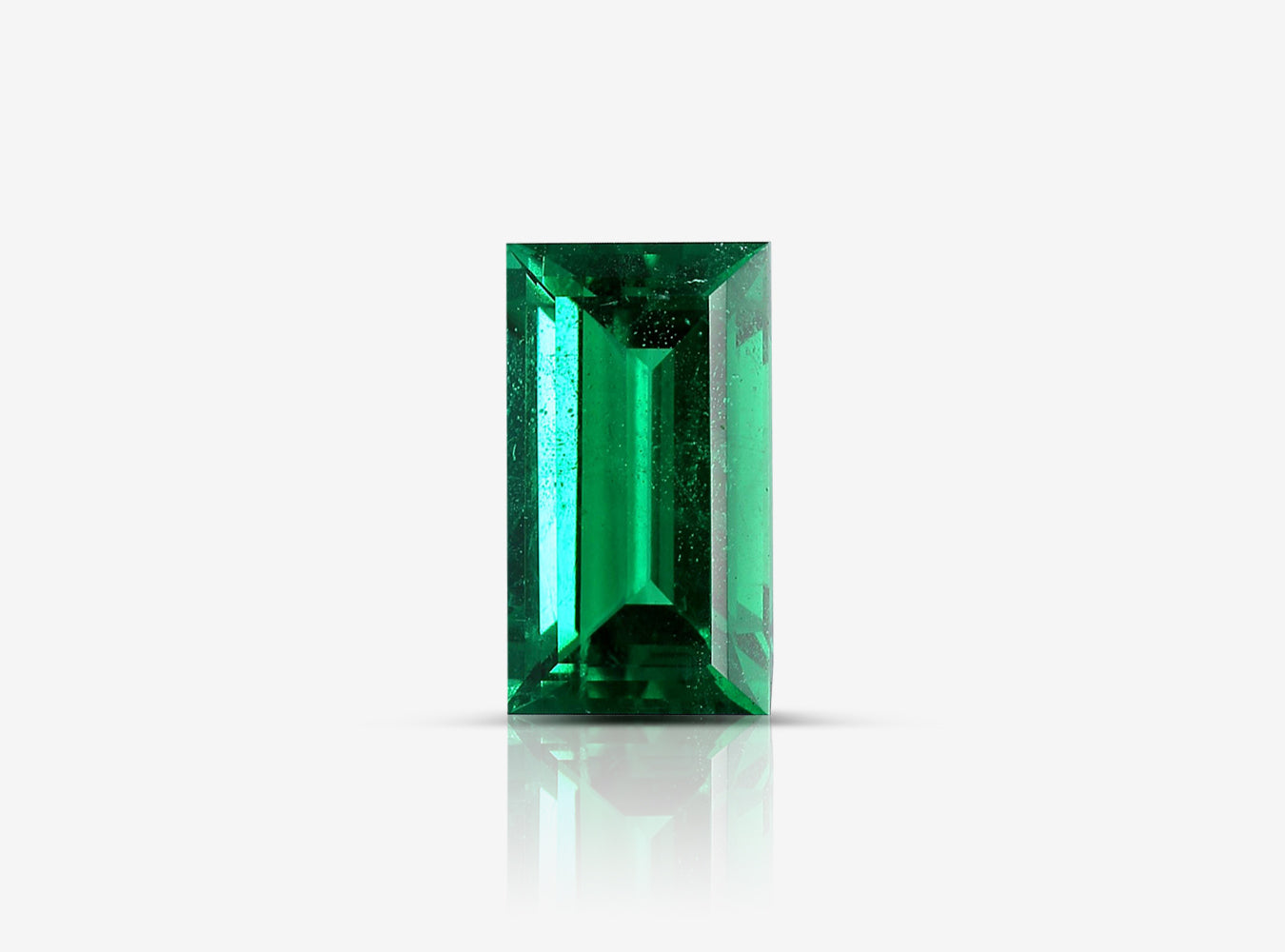 2.74 ct. Baguette Emerald ICA Minor