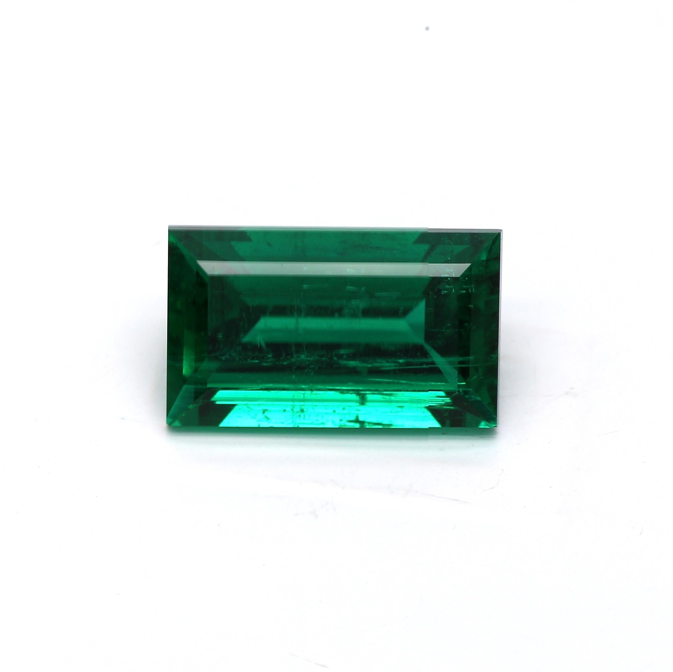 3.25 ct. Baguette Emerald GRS Minor