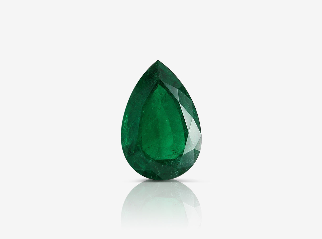 5.07 ct. Pear Shape Emerald GRS Insignificant