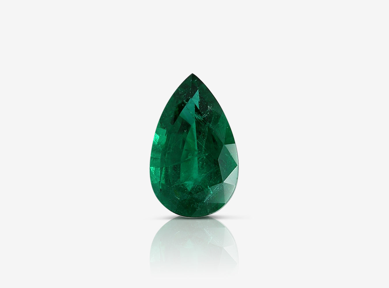 3.29 ct. Pear Shape Emerald GRS Insignificant