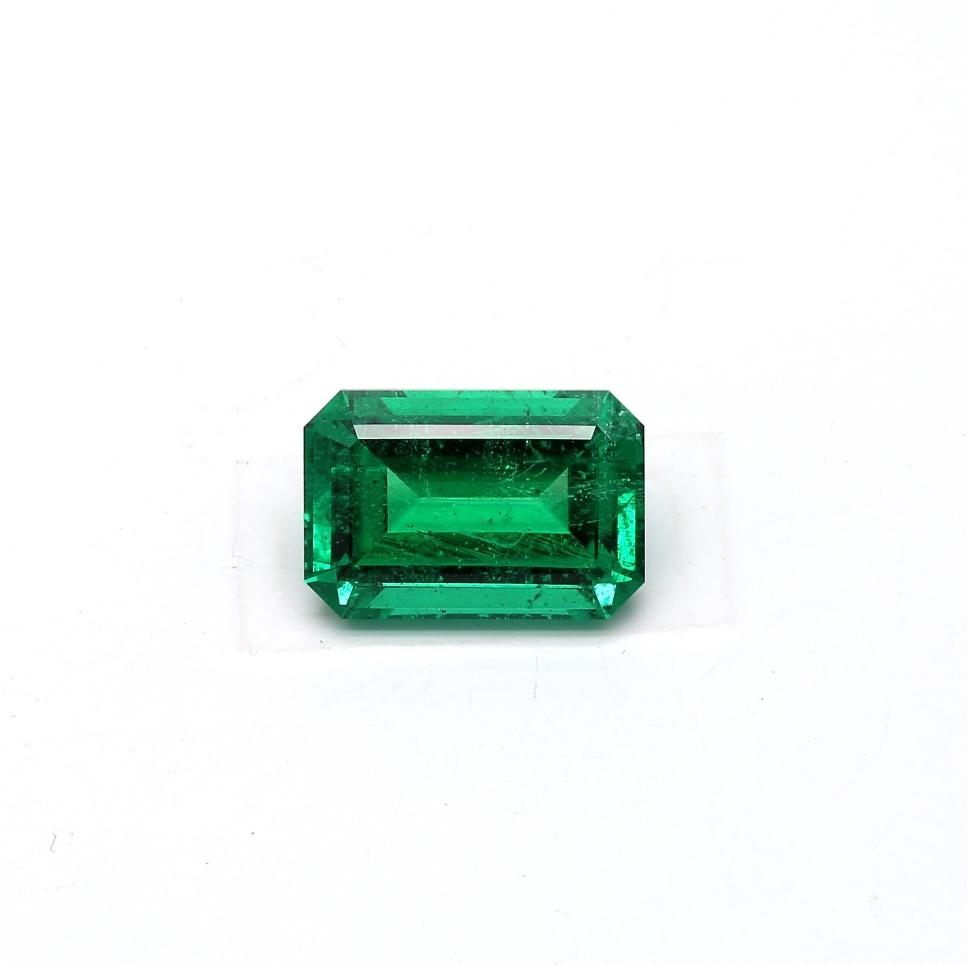 3.59 ct. Emerald AGL No Oil