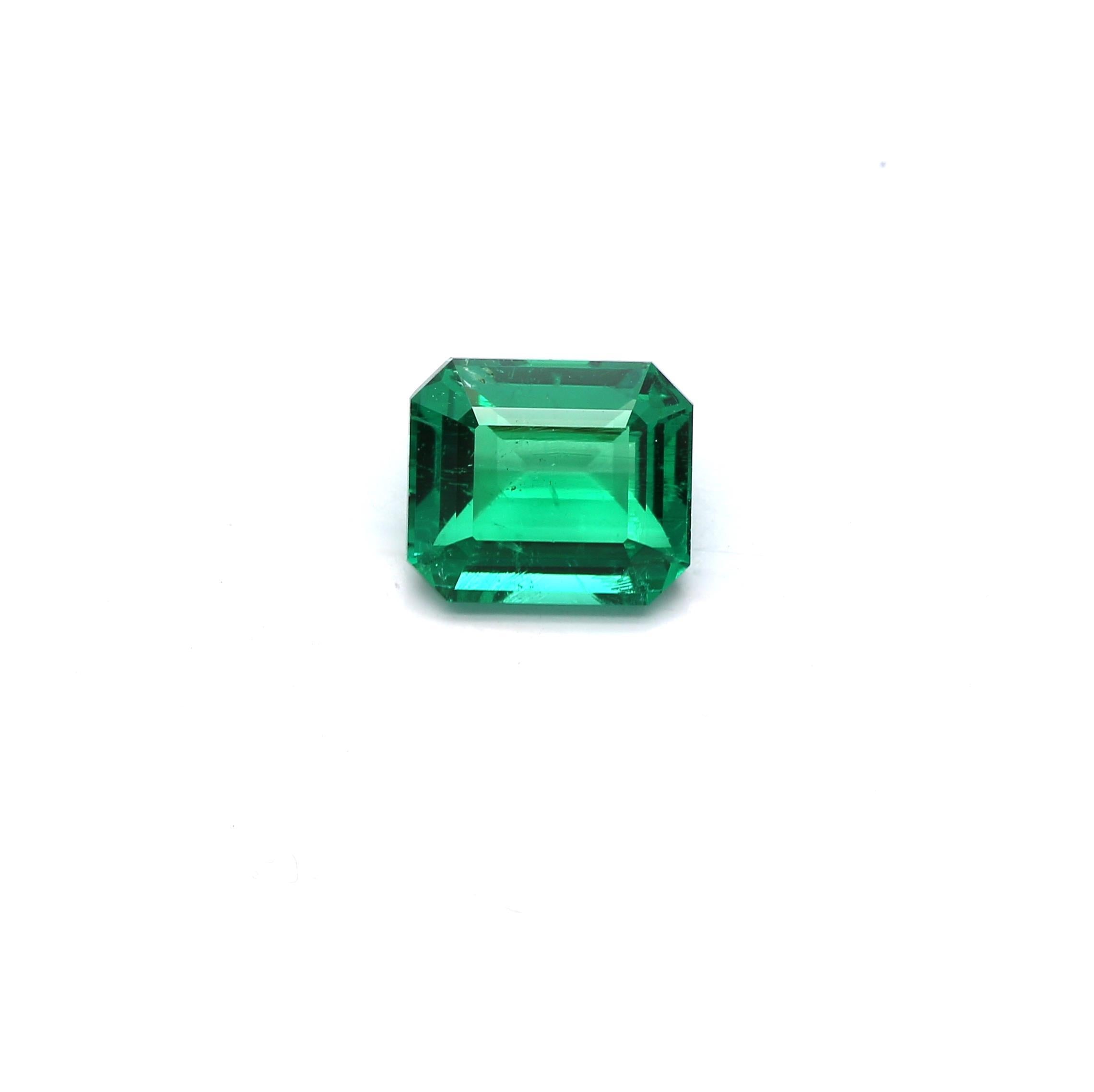 1.11 ct. Emerald GRS Minor