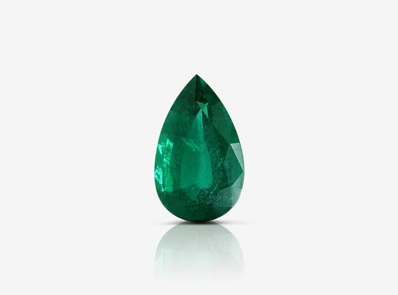 3.22 ct. Pear Shape Emerald GRS Insignificant