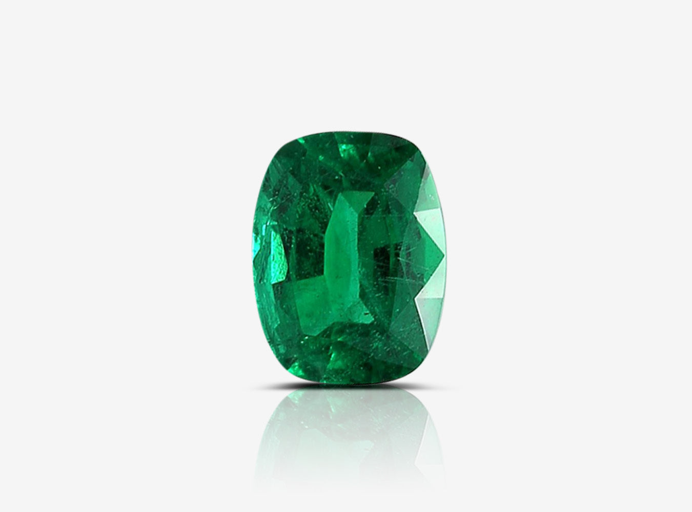 2.12 ct. Cushion Emerald GRS Insignificant