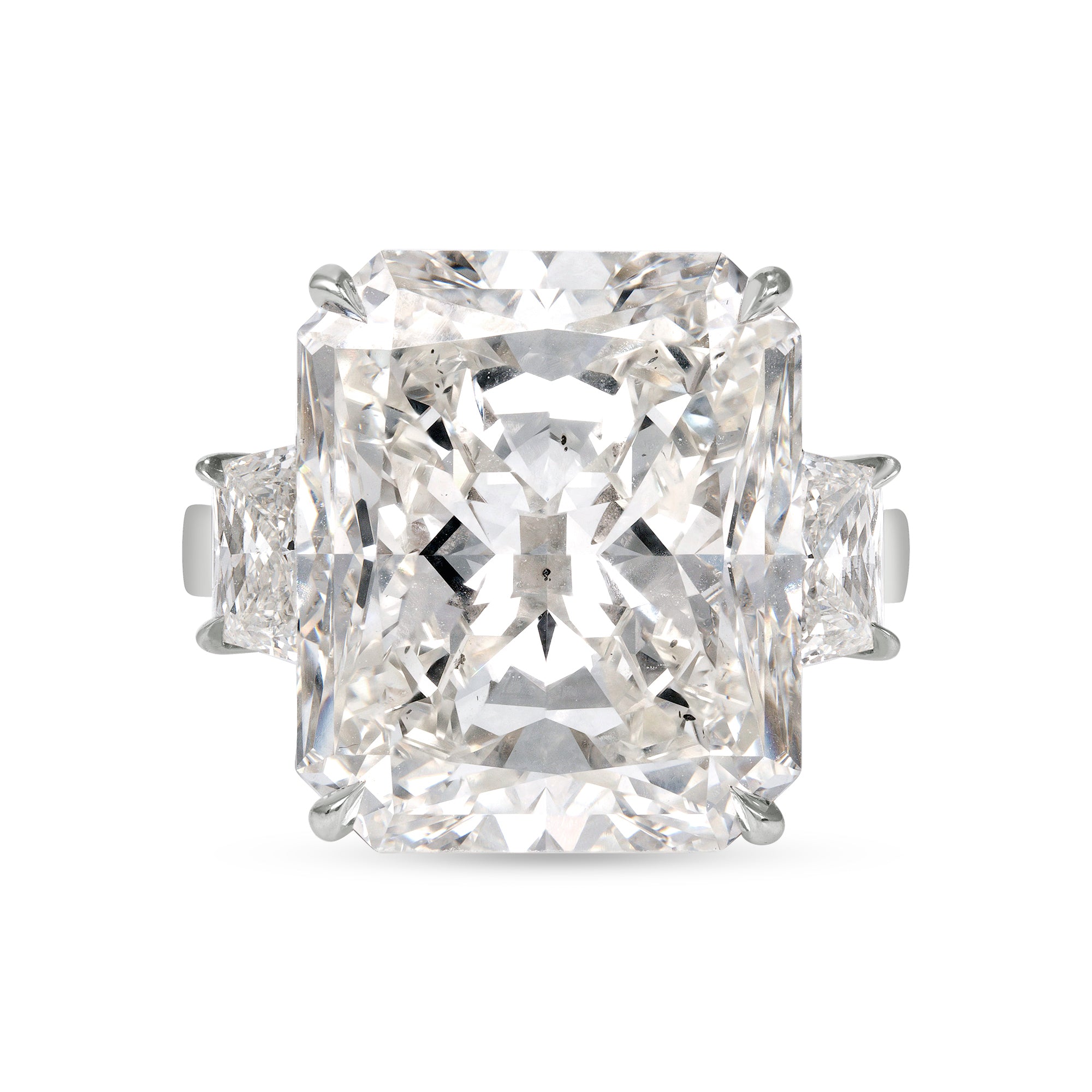 16.42ct Radiant I SI1 GIA Diamond Ring-17.99ct TW