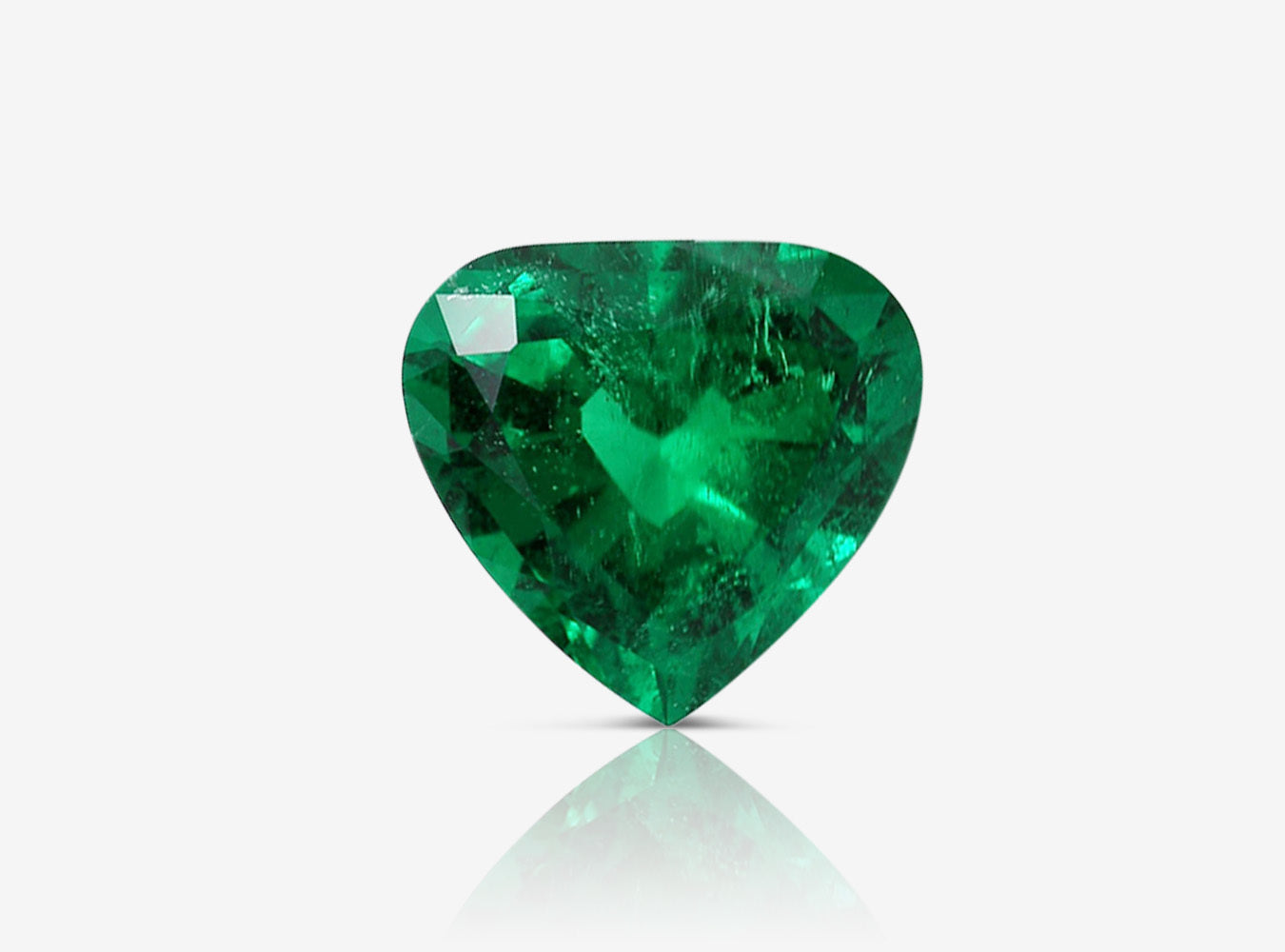 2.03 ct. Heart Shape Emerald GRS No Oil