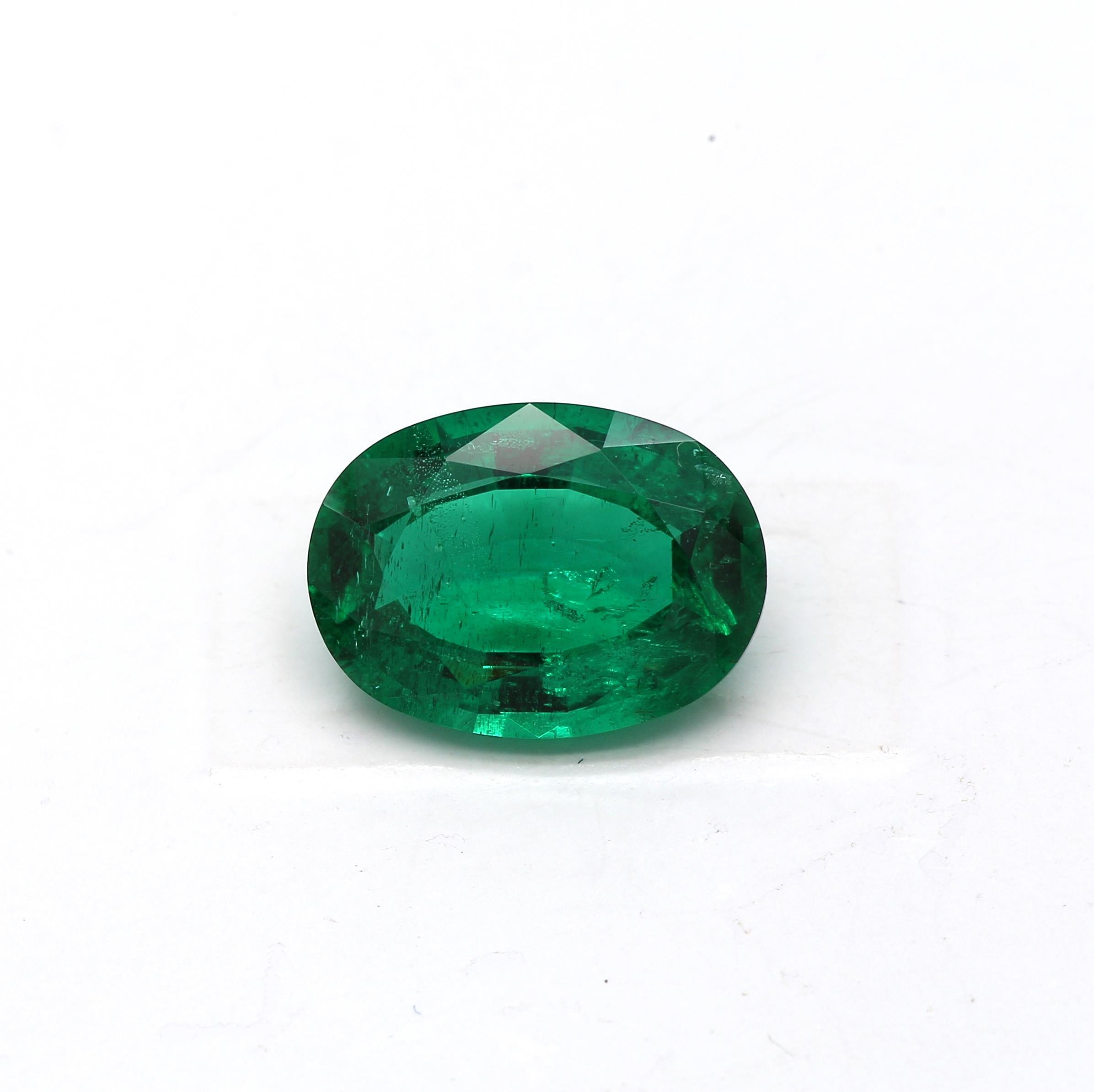 2.58 ct. Oval Emerald GRS Minor