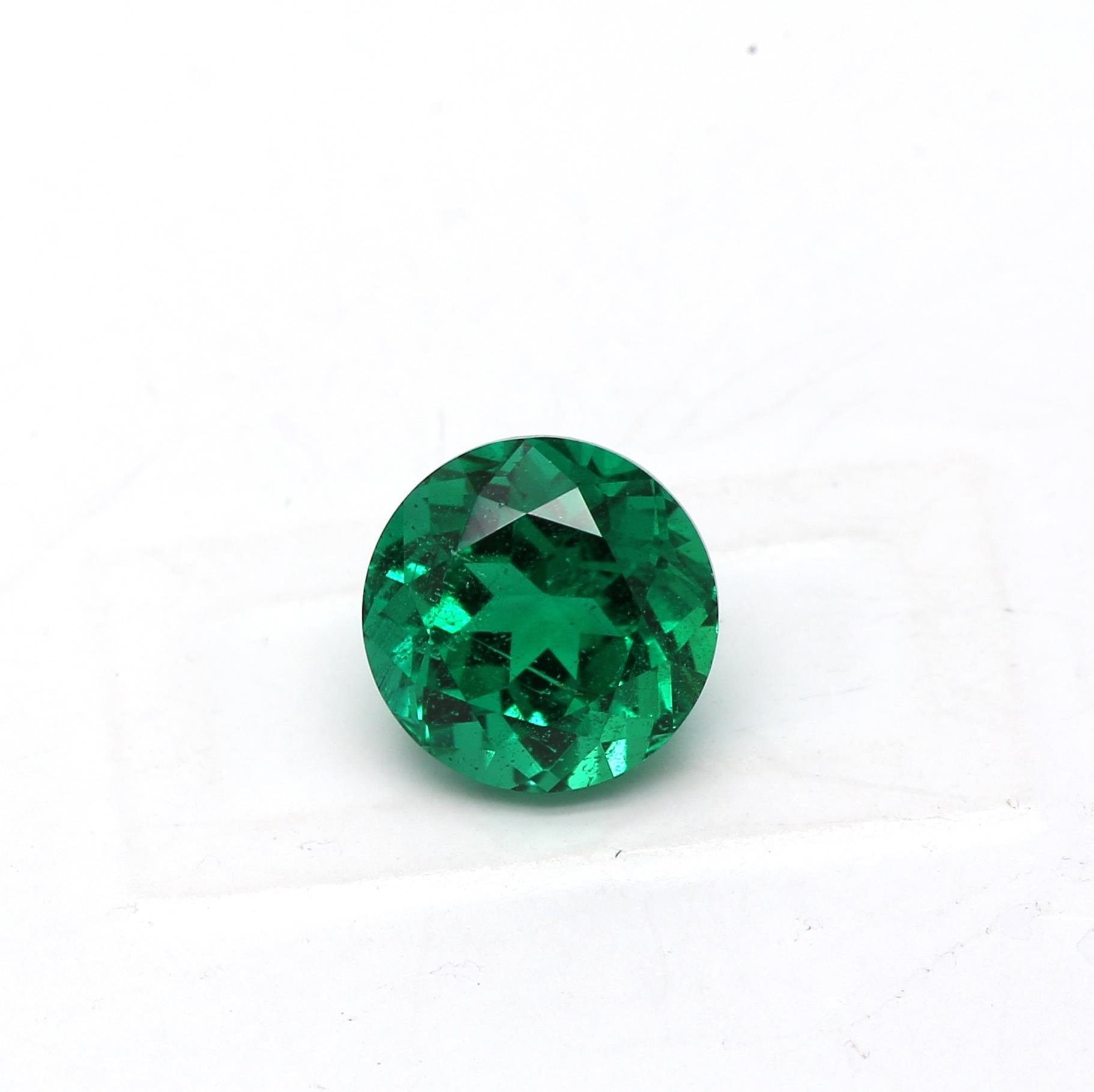 1.12 ct. Round Brilliant Emerald GRS Insignificant