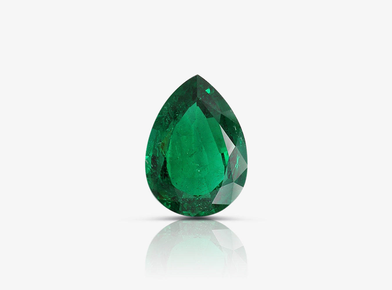 1.86 ct. Pear Shape Emerald AGL Minor