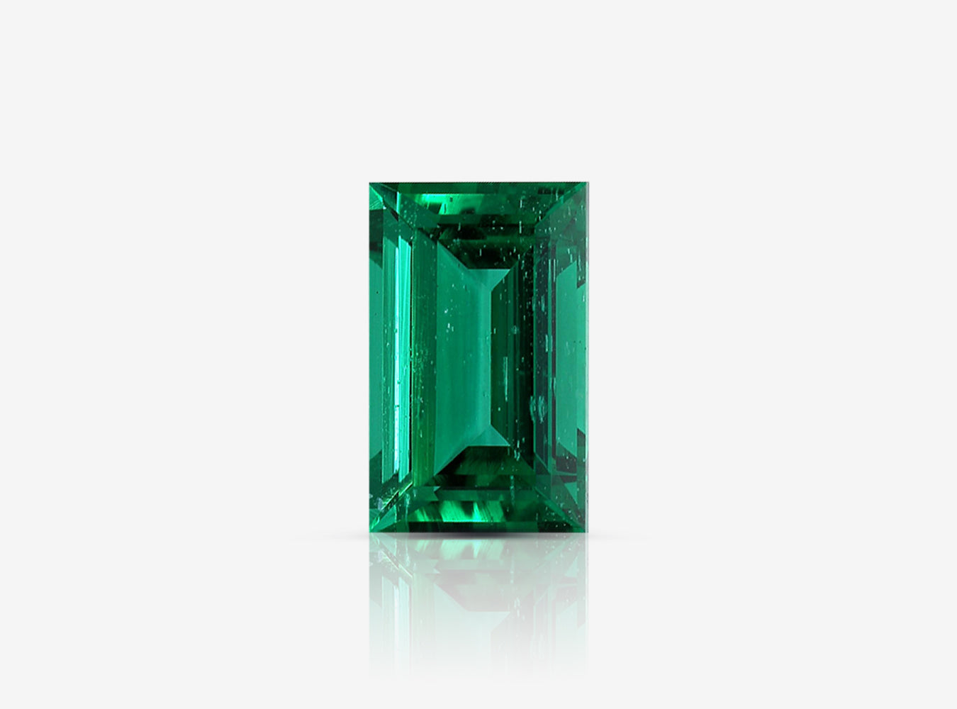 3 ct. Baguette Emerald AGL No Oil