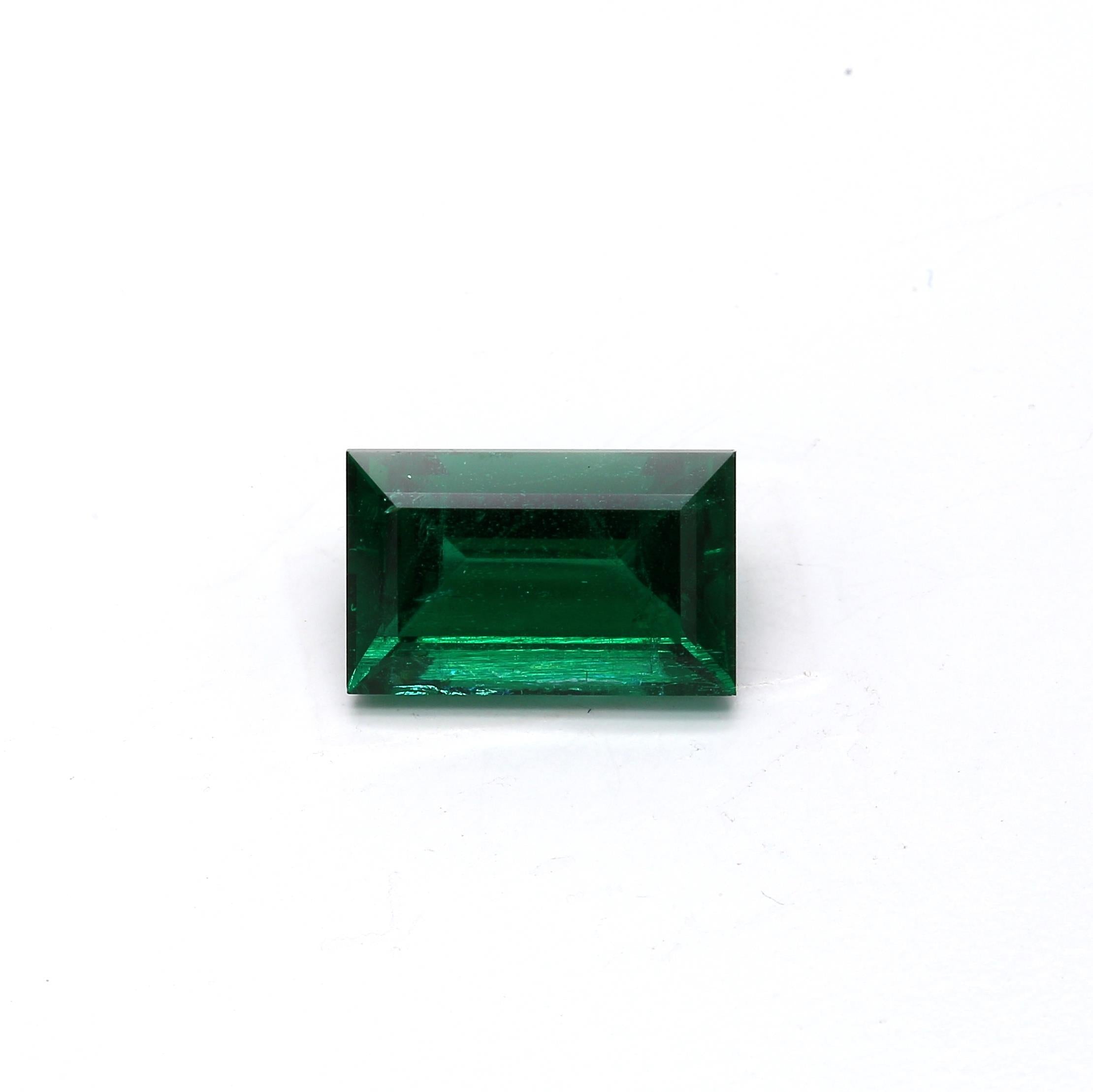 4.82 ct. Baguette Emerald AGL No Oil