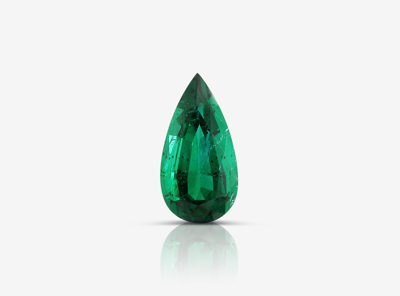 1.81 ct. Pear Shape Emerald GRS Minor