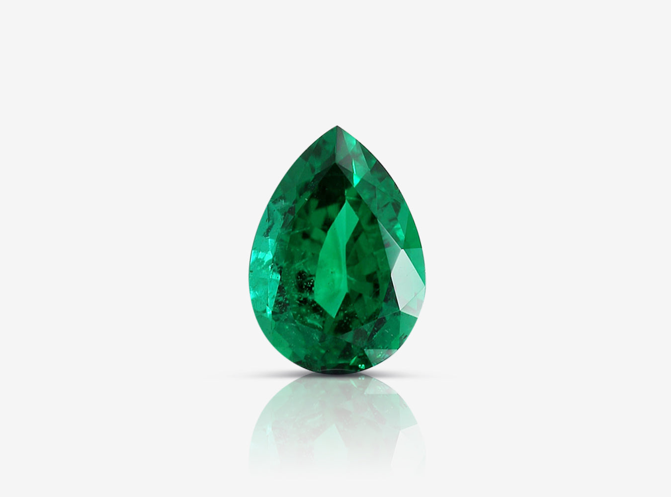 2.21 ct. Pear Shape Emerald GRS Insignificant