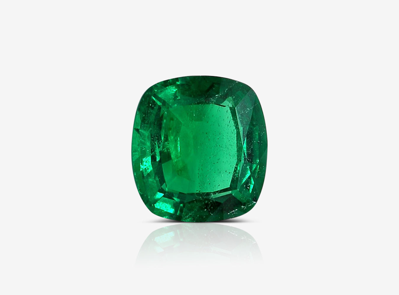 3.58 ct. Cushion Emerald GRS Insignificant