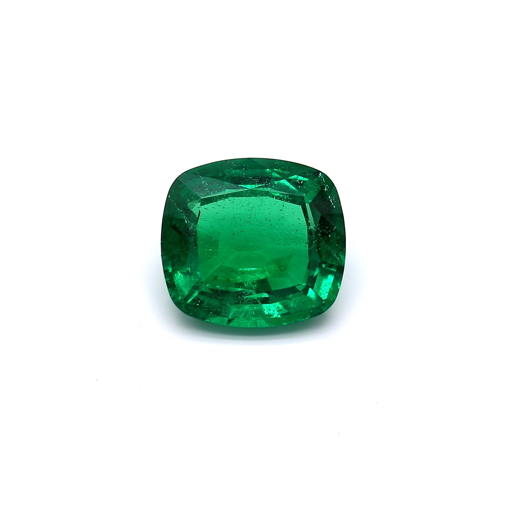 3.58 ct. Cushion Emerald GRS Insignificant