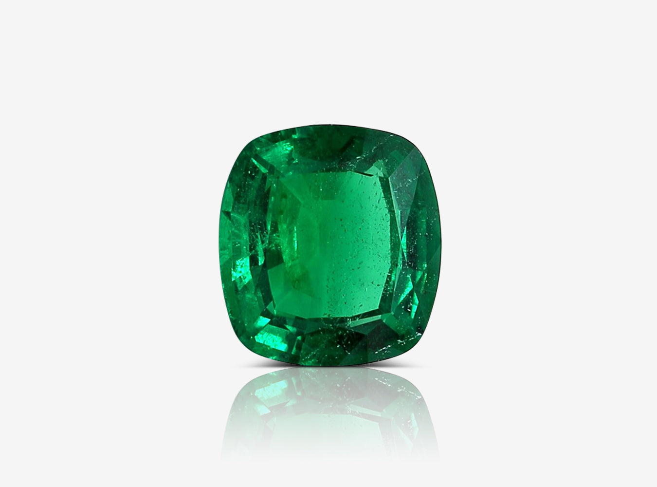 3.58 ct. Cushion Emerald GRS Insignificant