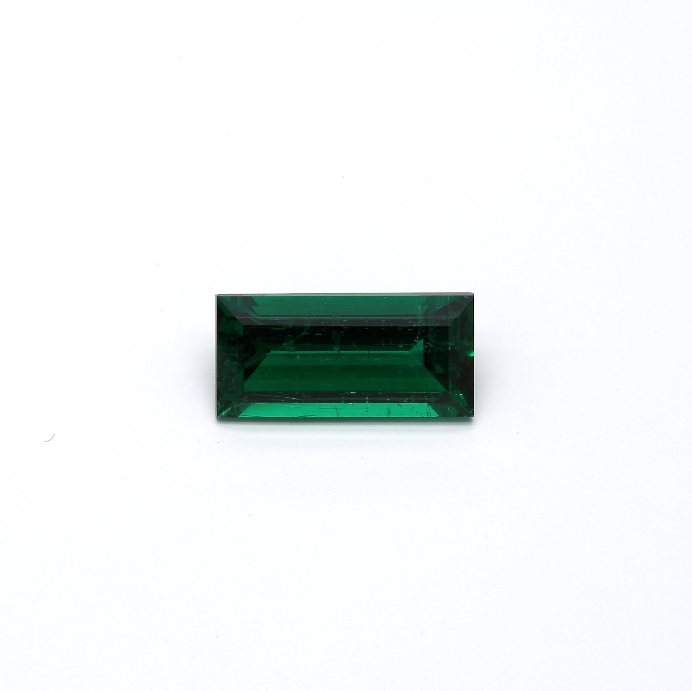 3.09 ct. Baguette Emerald GRS Minor