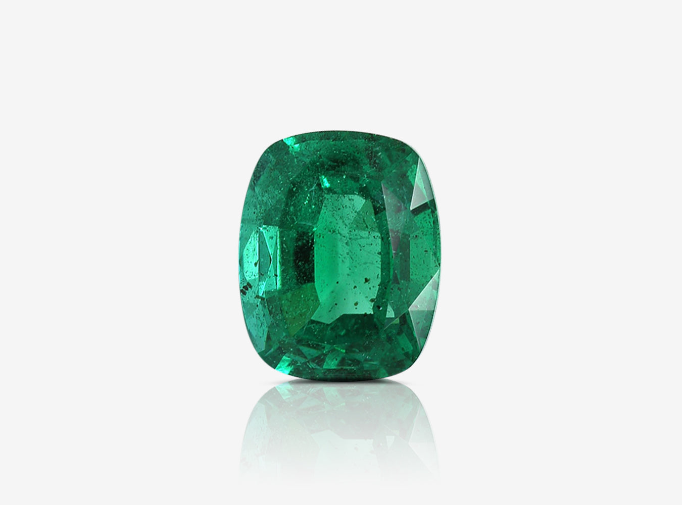 2.50 ct. Cushion Emerald GRS Minor