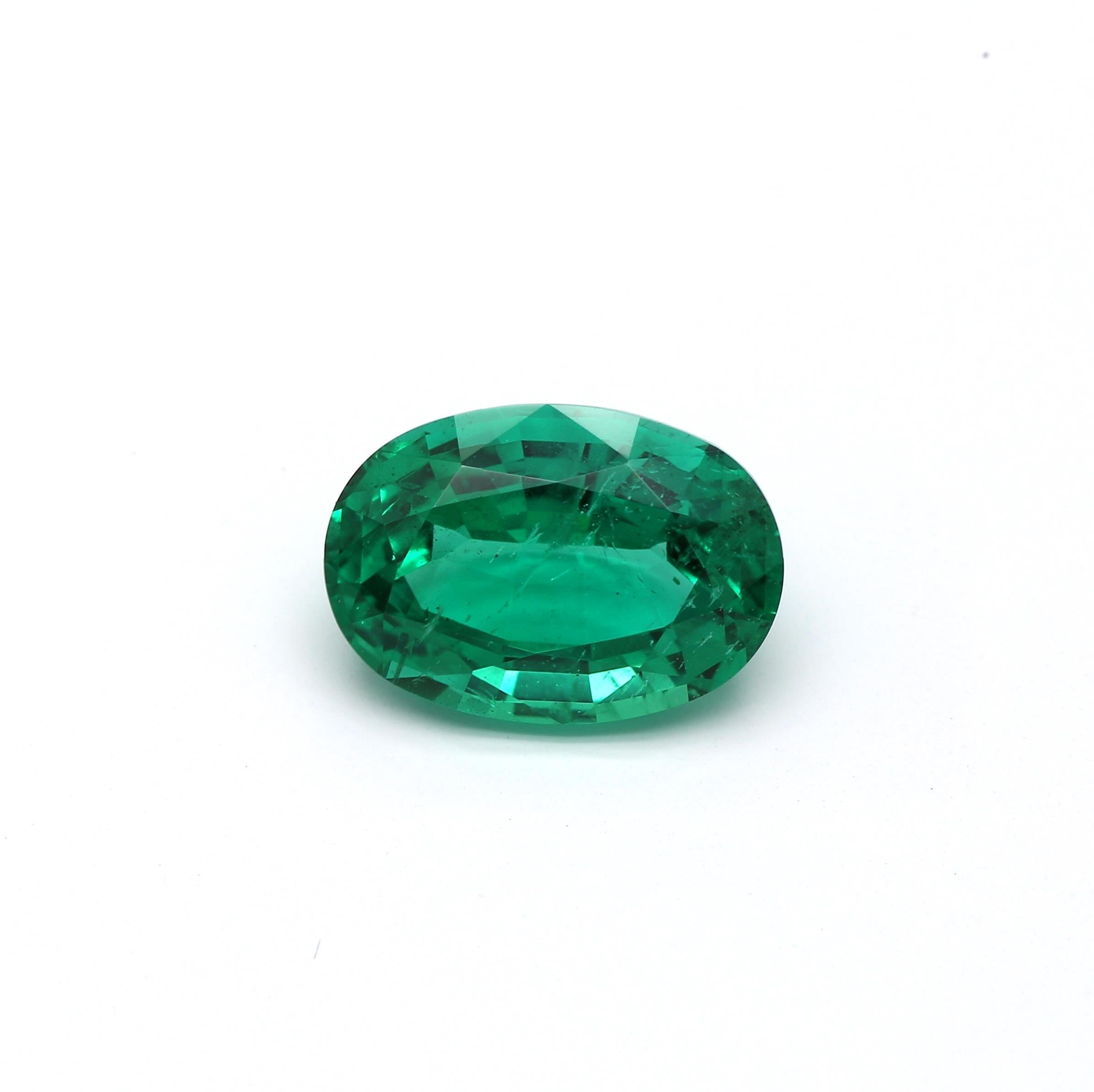 2.15 ct. Oval Emerald GRS Minor