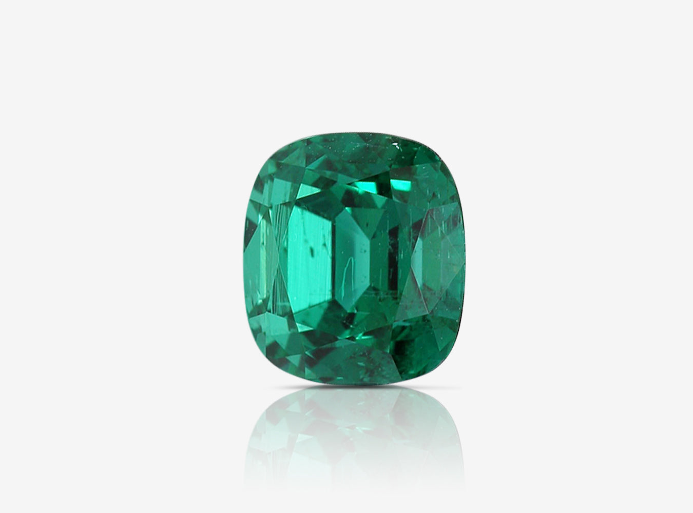 2.29 ct. Cushion Emerald GRS Minor