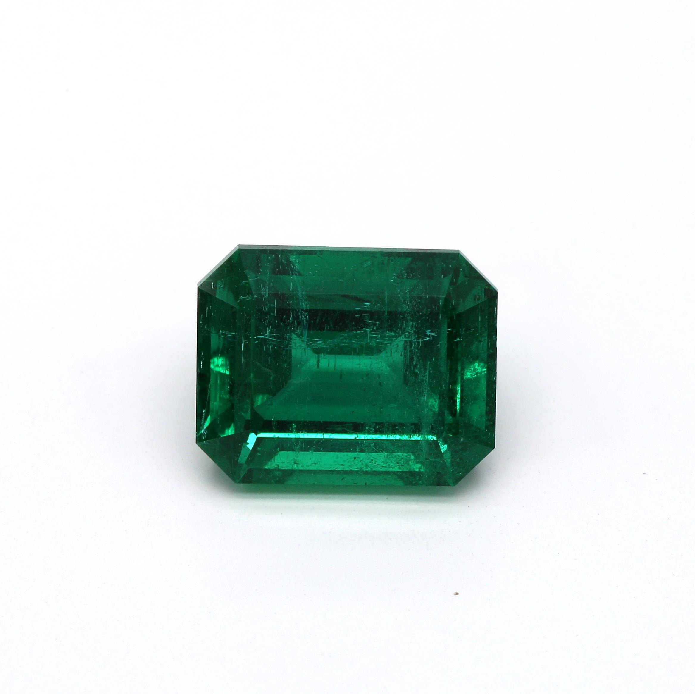 3.73 ct. Emerald GRS Minor