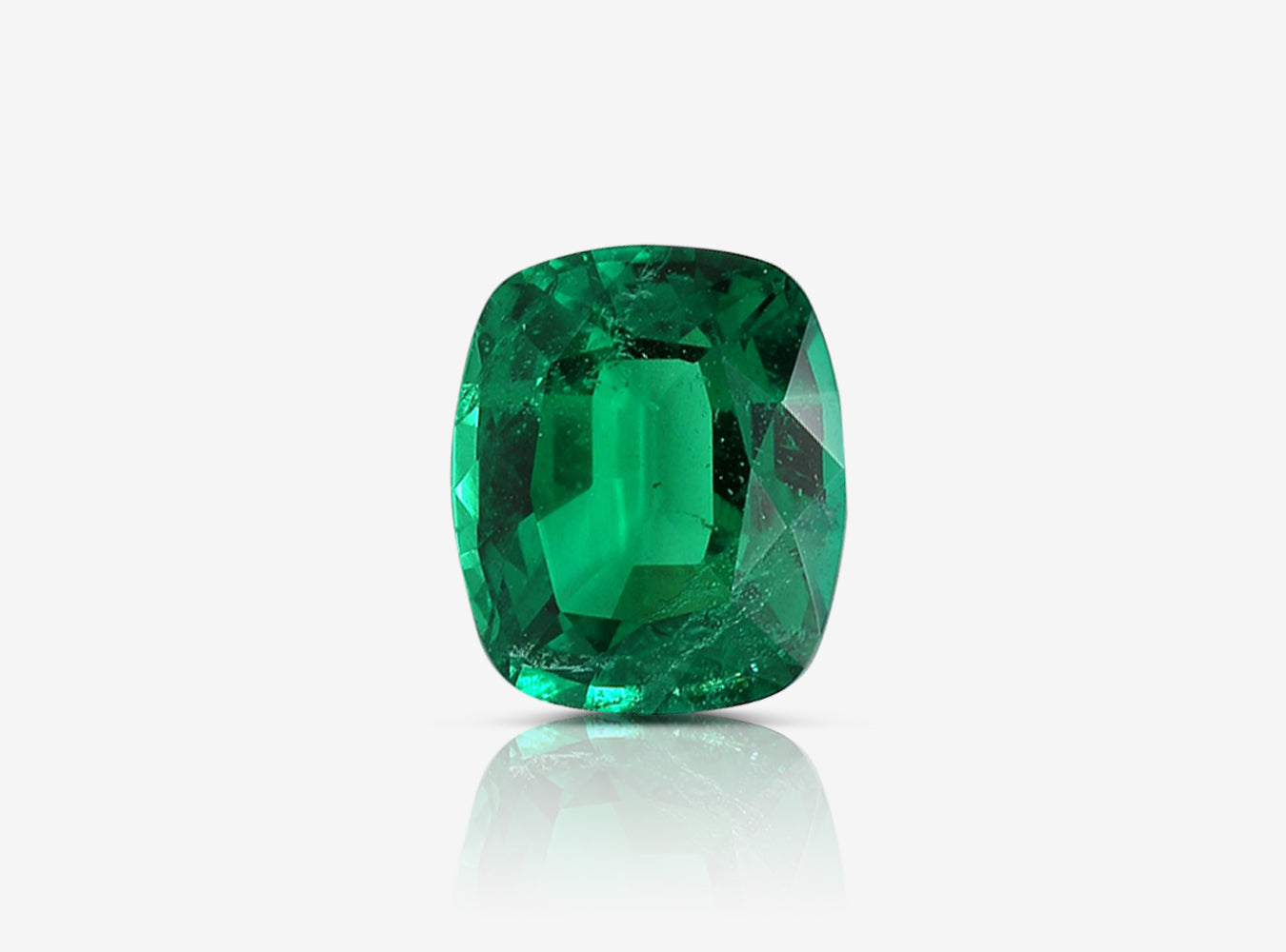 1.26 ct. Cushion Emerald GRS Minor