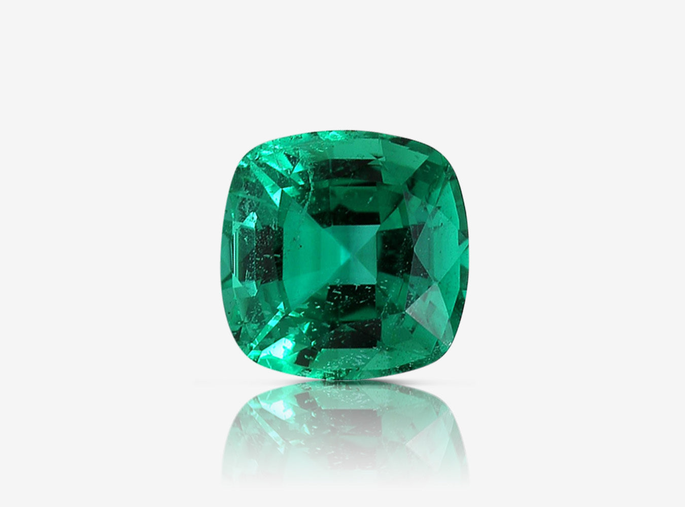 1.52 ct. Cushion Emerald GRS Minor