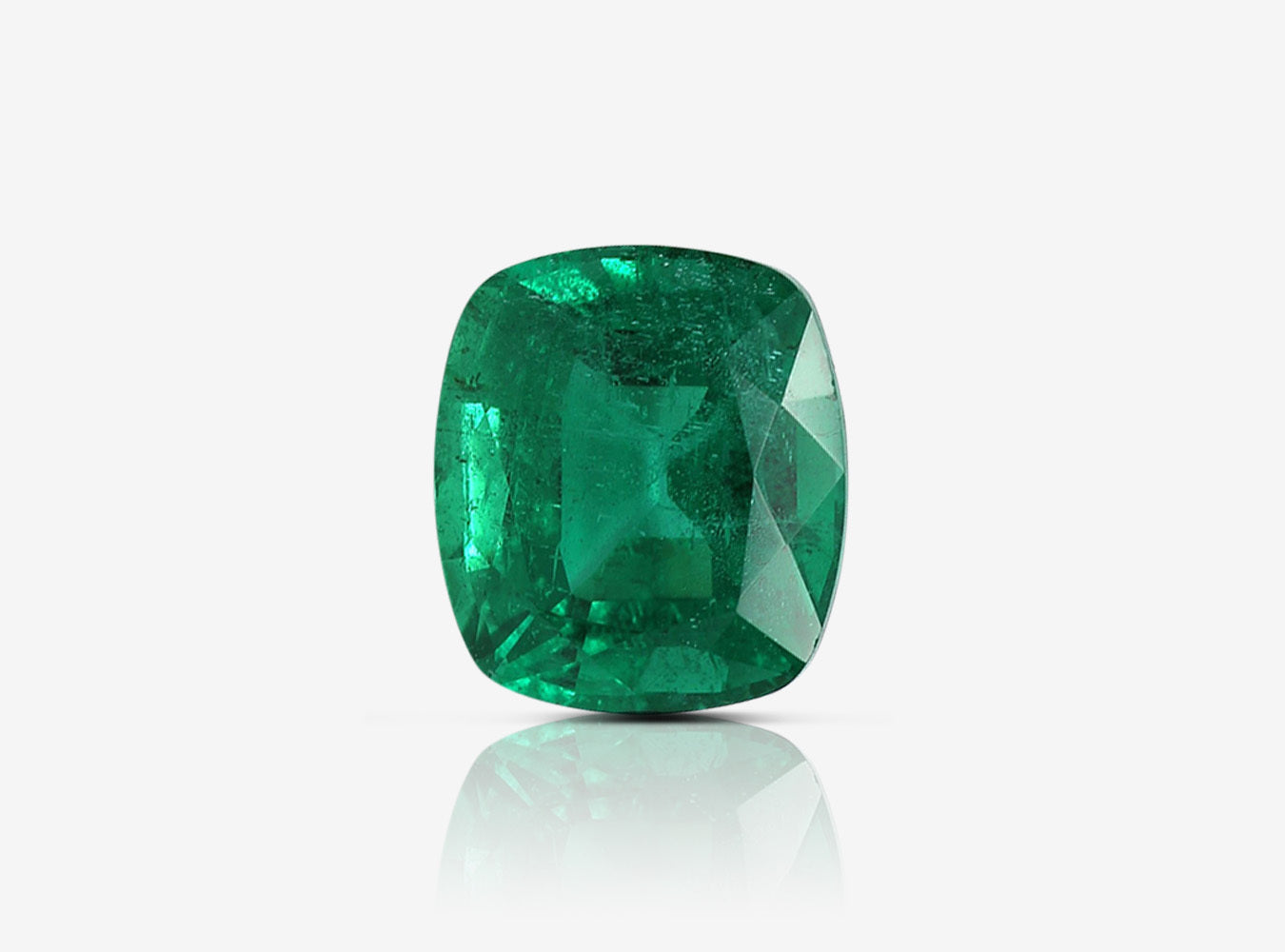 2.76 ct. Cushion Emerald GRS Minor