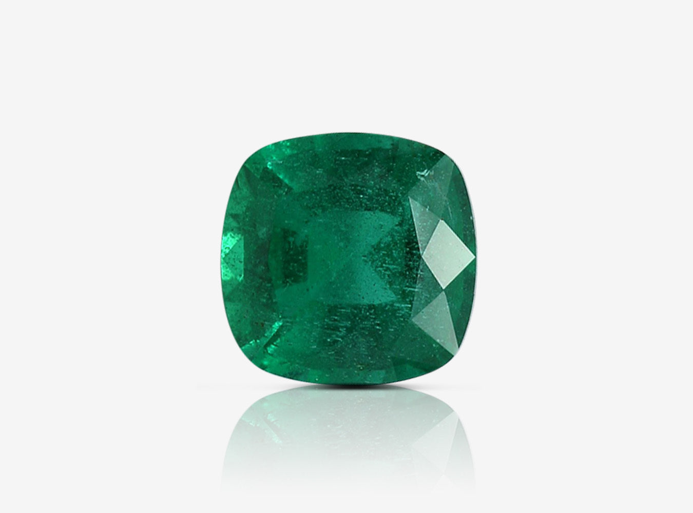 1.40 ct. Cushion Emerald GRS Insignificant