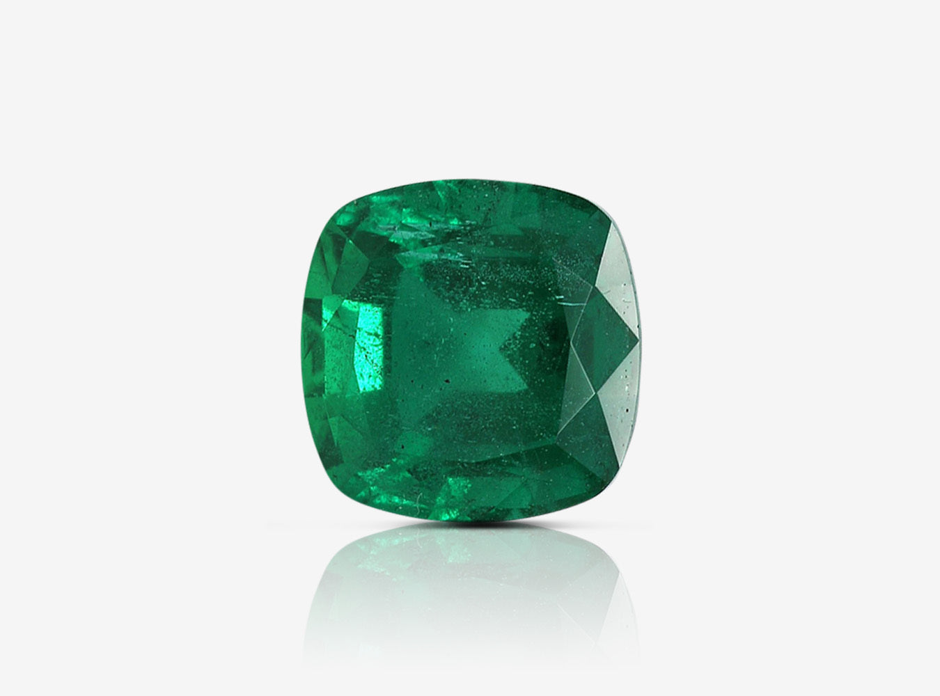 3.43 ct. Cushion Emerald GRS Insignificant