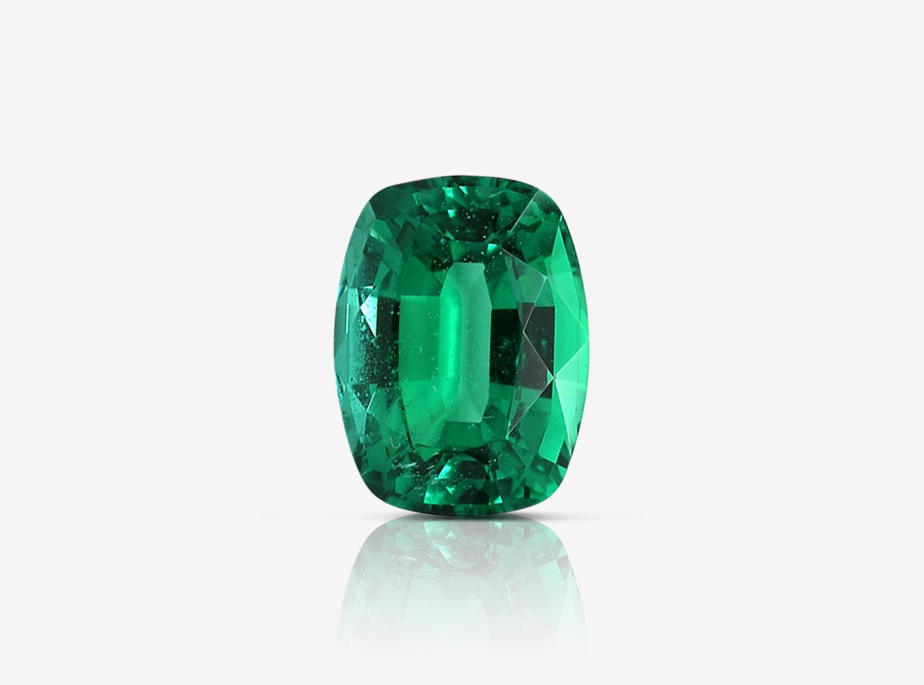 1.72 ct. Cushion Emerald GRS Insignificant