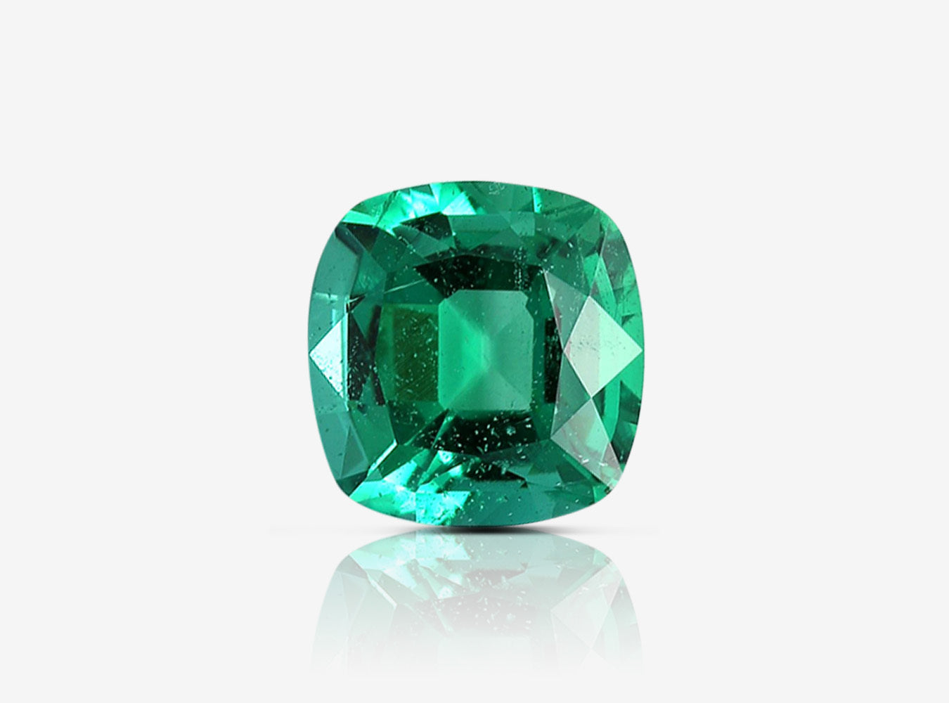 1.35 ct. Cushion Emerald GRS Insignificant