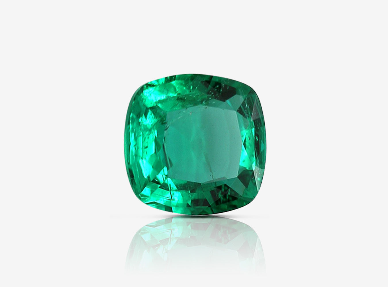 1.21 ct. Cushion Emerald GRS Minor