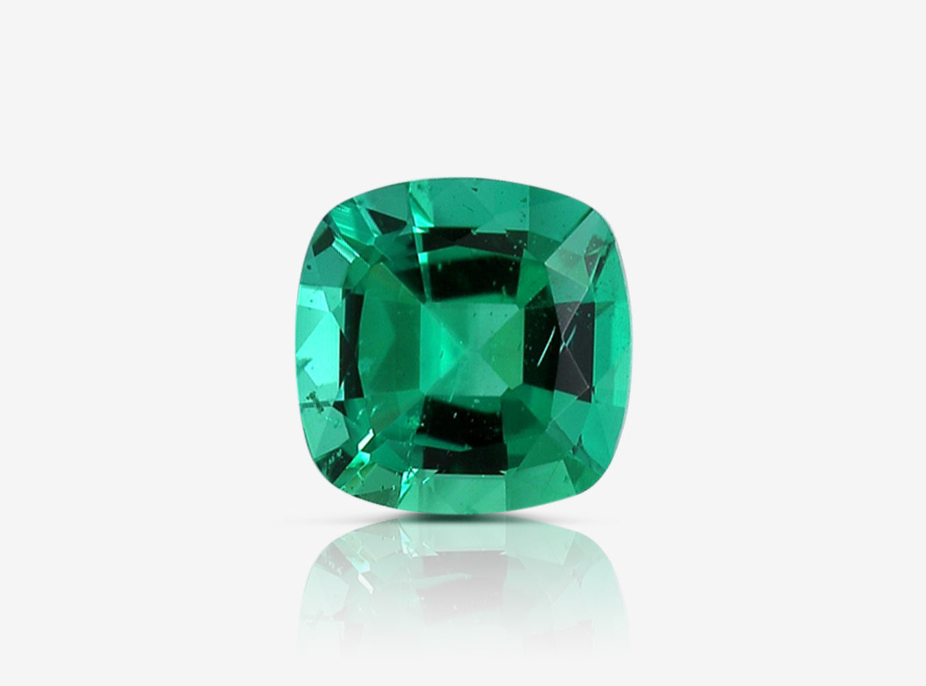 1.08 ct. Cushion Emerald GRS Insignificant