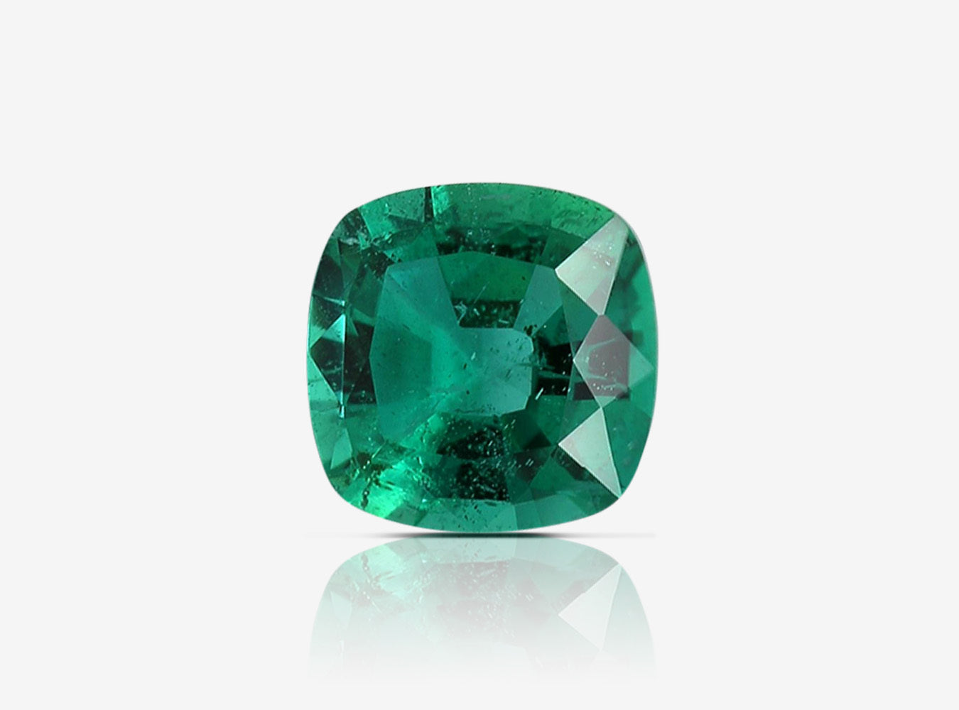 0.99 ct. Cushion Emerald GRS Insignificant