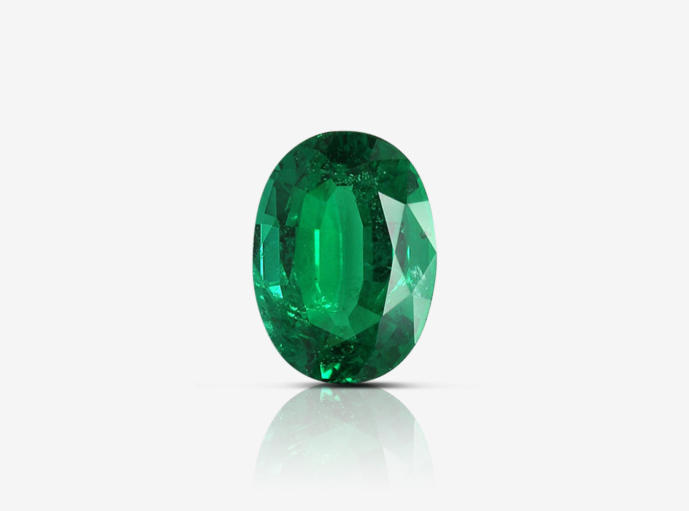 1.46 ct. Oval Emerald GRS Minor