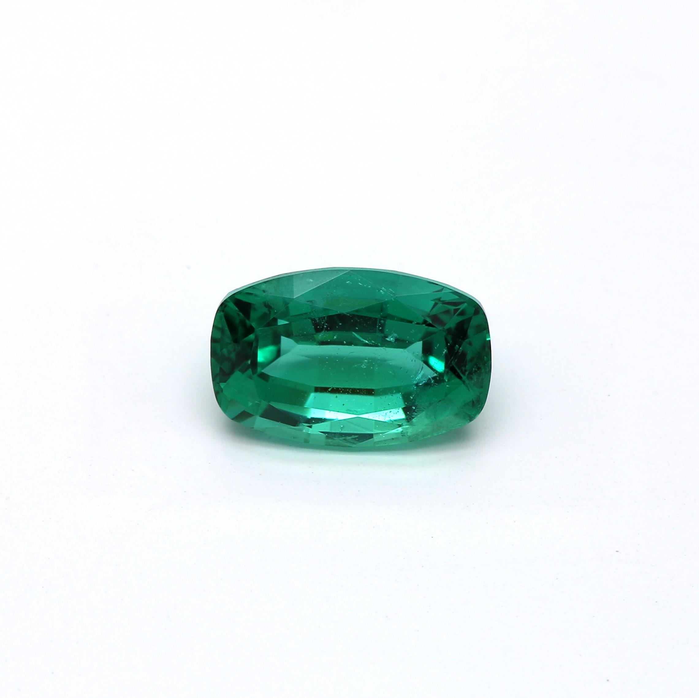 1.85 ct. Cushion Emerald AGL No Oil