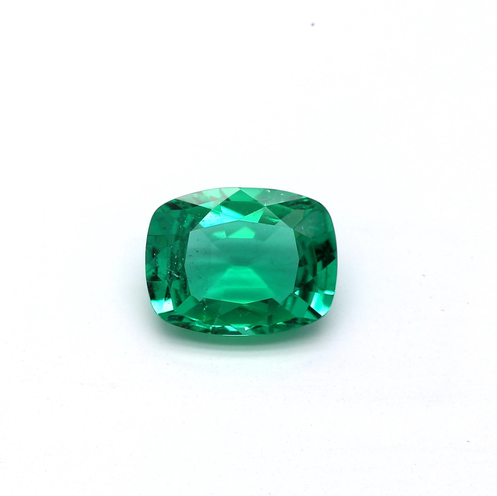 1.04 ct. Cushion Emerald GRS No Oil