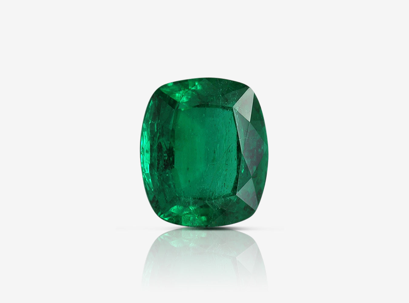 2.18 ct. Cushion Emerald GRS Minor