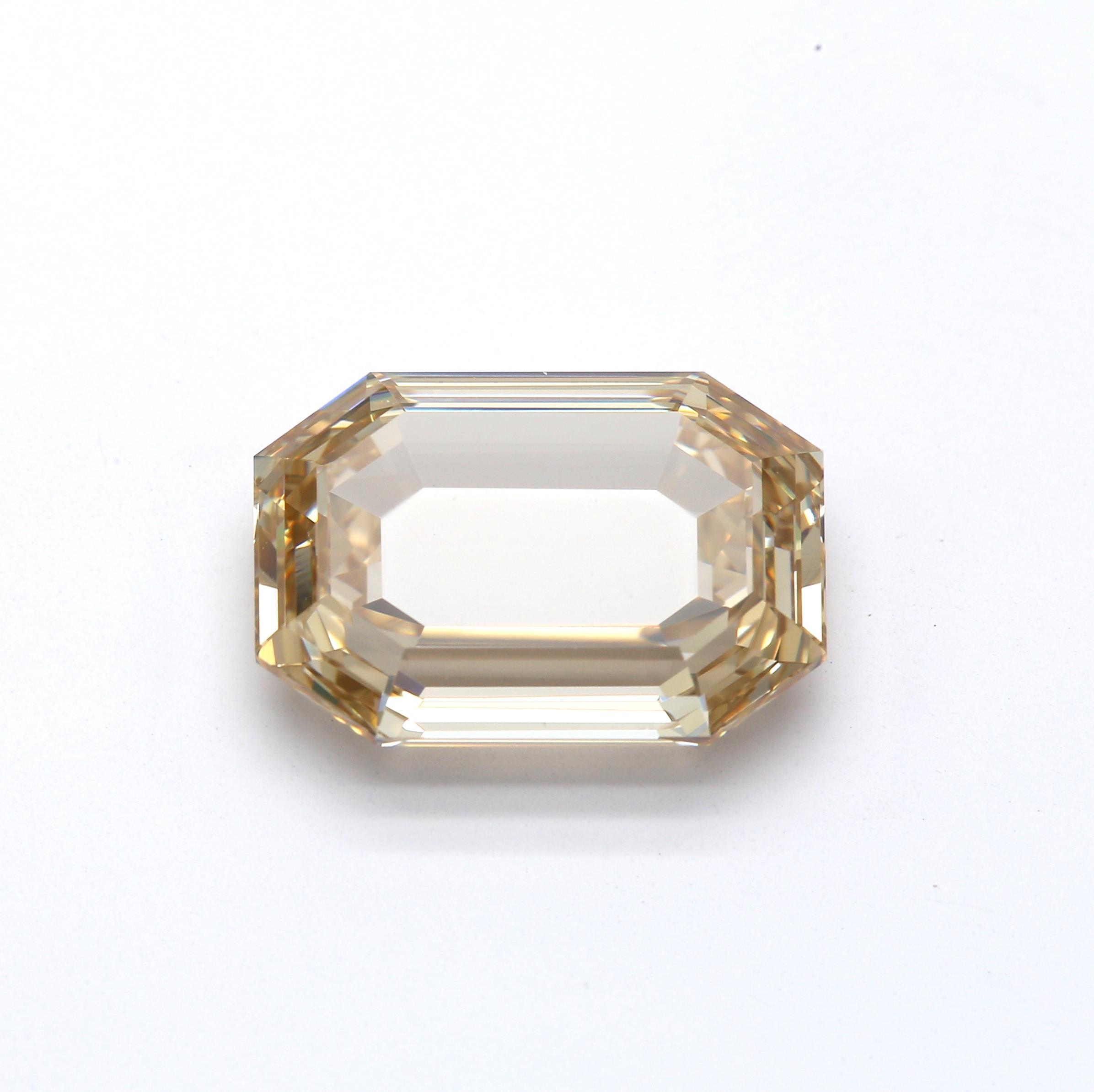 5.06 ct. Fancy Brown Yellow VVS2 None GIA