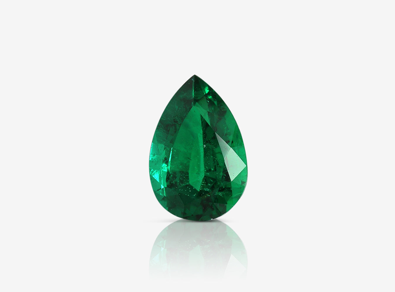 2.16 ct. Pear Shape Emerald GRS Minor