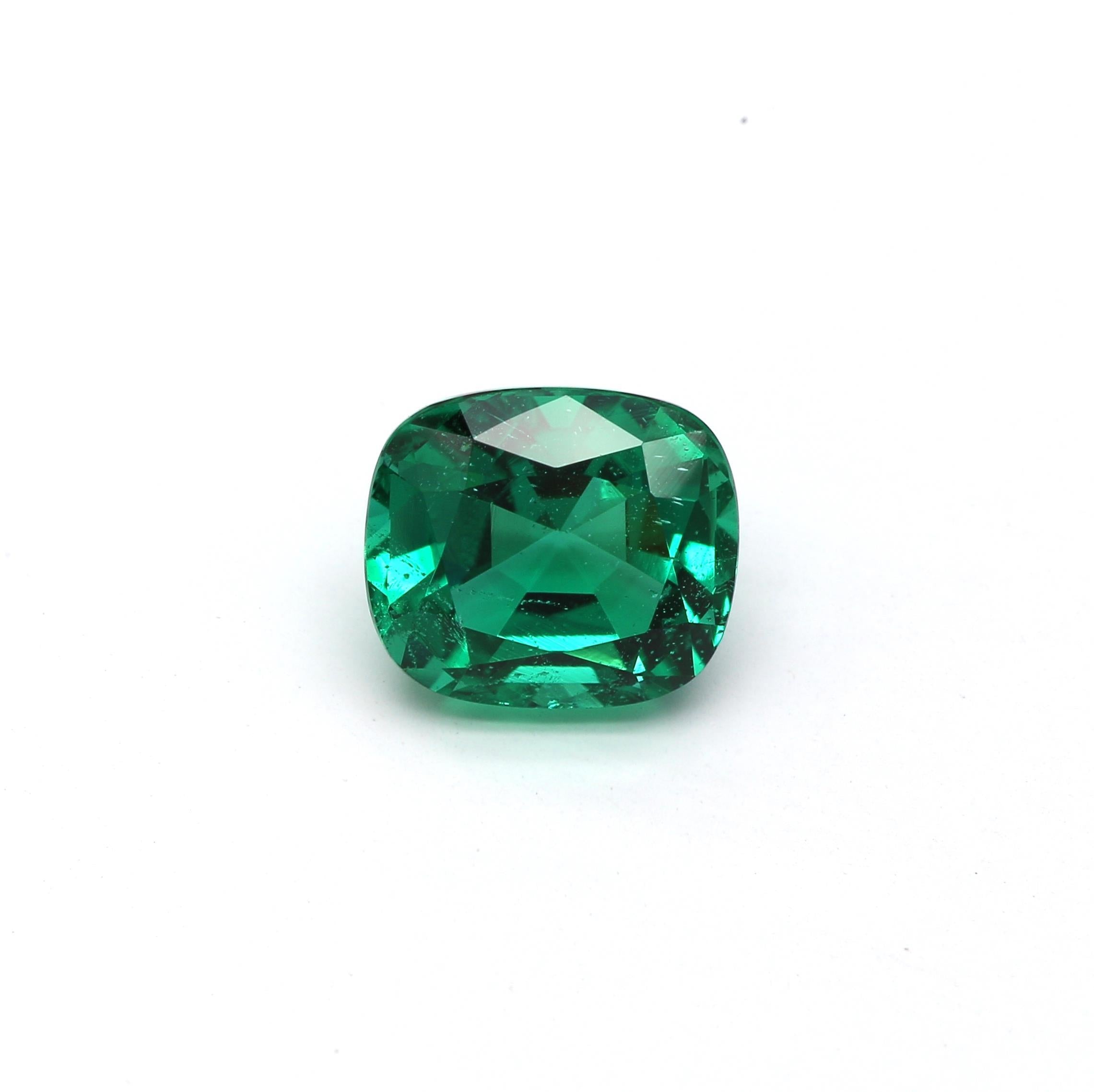 1.84 ct. Cushion Emerald AGL Minor