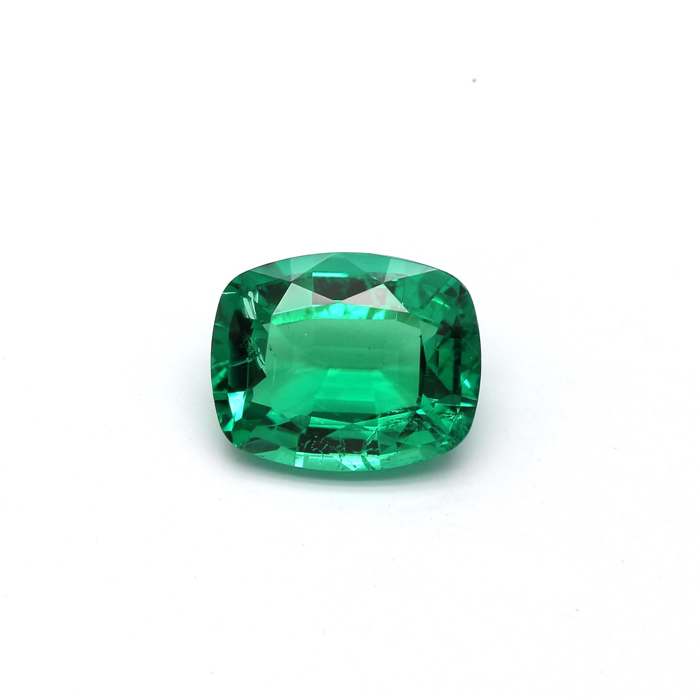 1.70 ct. Cushion Emerald AGL Minor