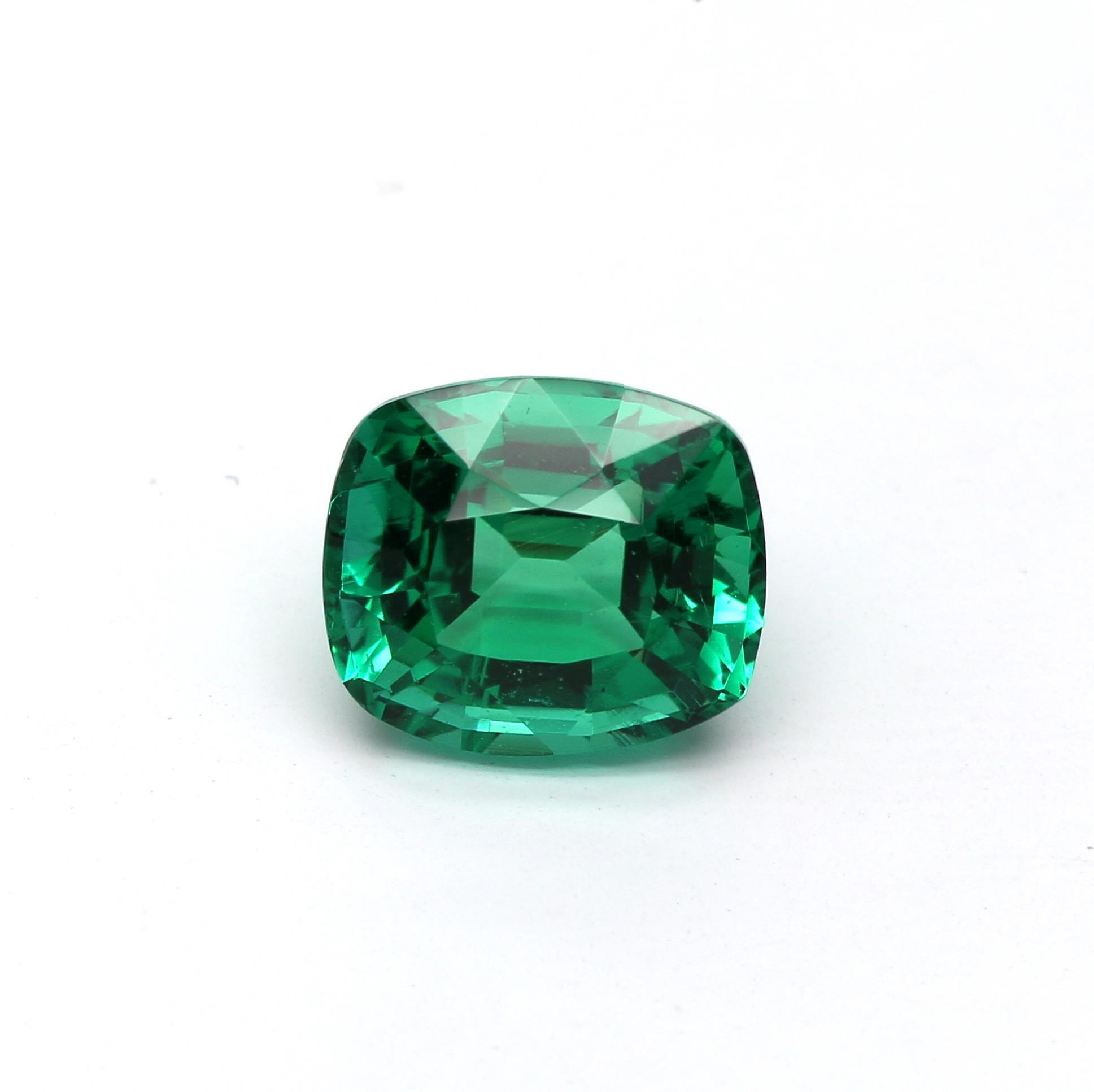 1.78 ct. Cushion Emerald GRS Minor