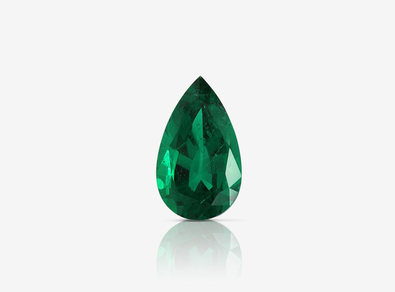 2.51 ct. Pear Shape Emerald GRS Insignificant