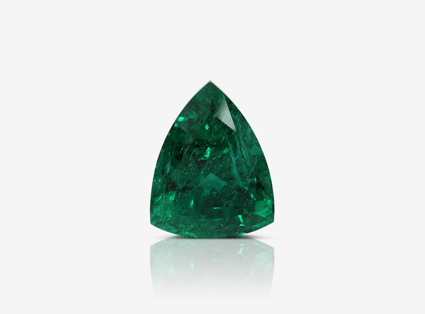 10.78 ct. Triangle Emerald GRS Minor