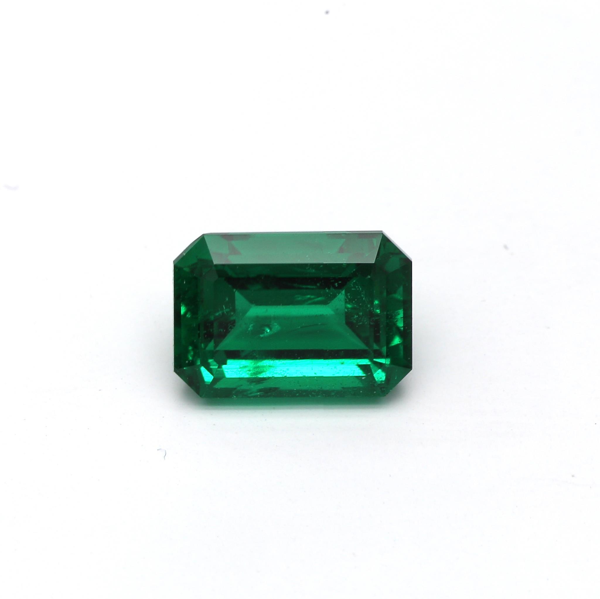 1.54 ct. Emerald GRS Minor