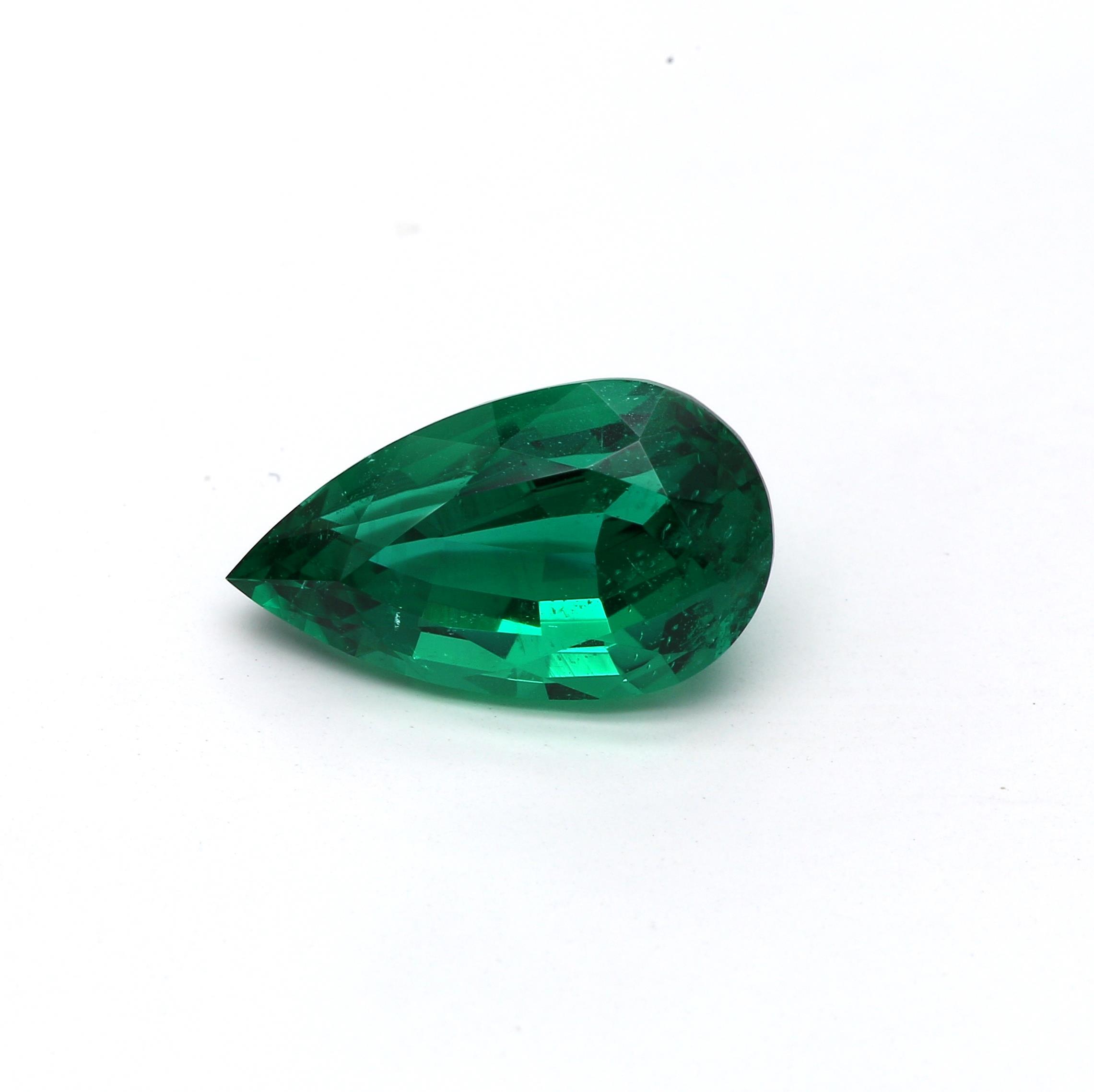 2.24 ct. Pear Shape Emerald GRS Insignificant