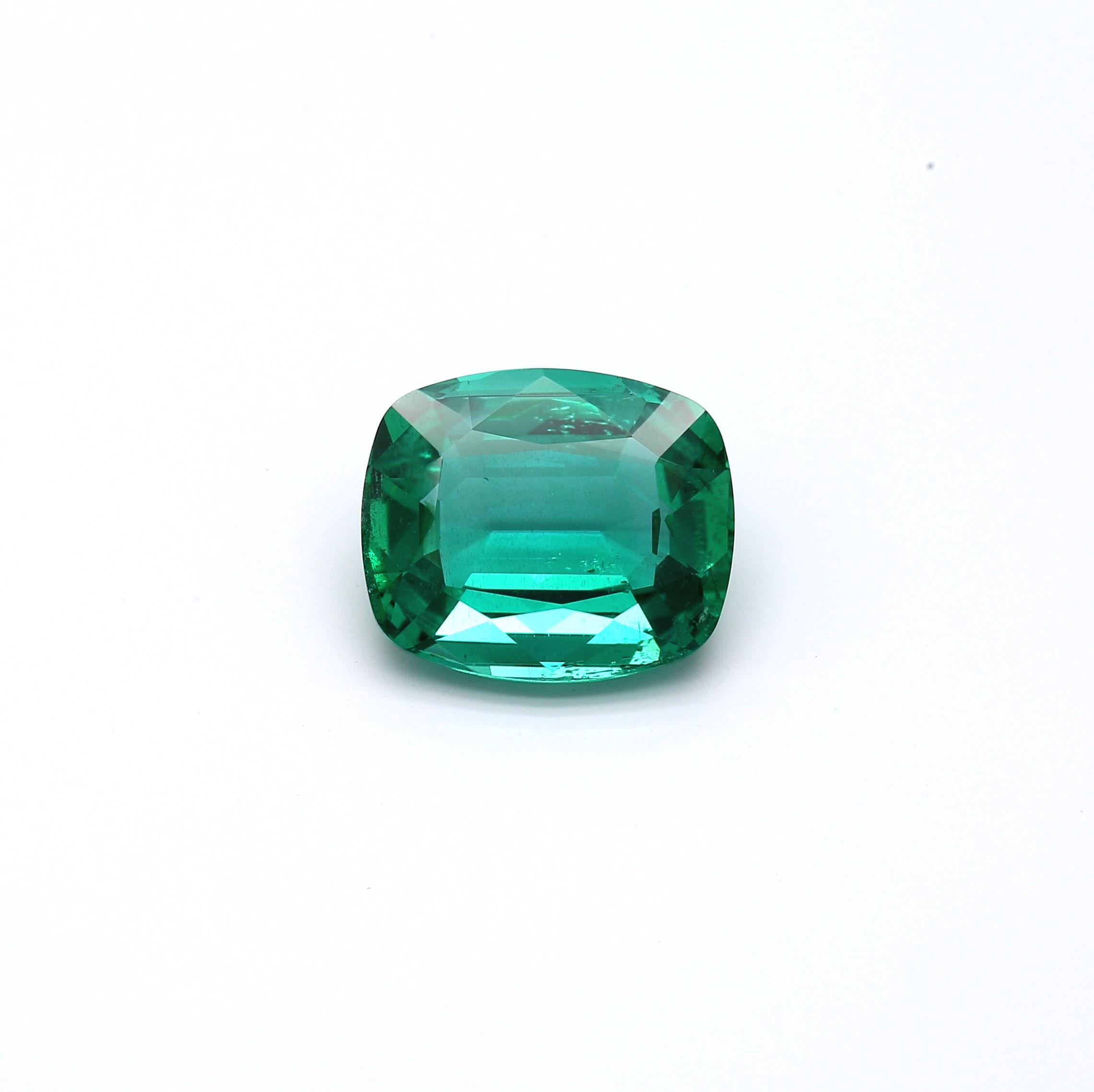 5.03 ct. Cushion Emerald AGL Minor